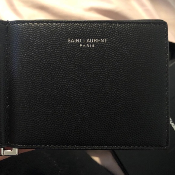 Yves Saint Laurent Bags Mens Money Clip Wallet Poshmark